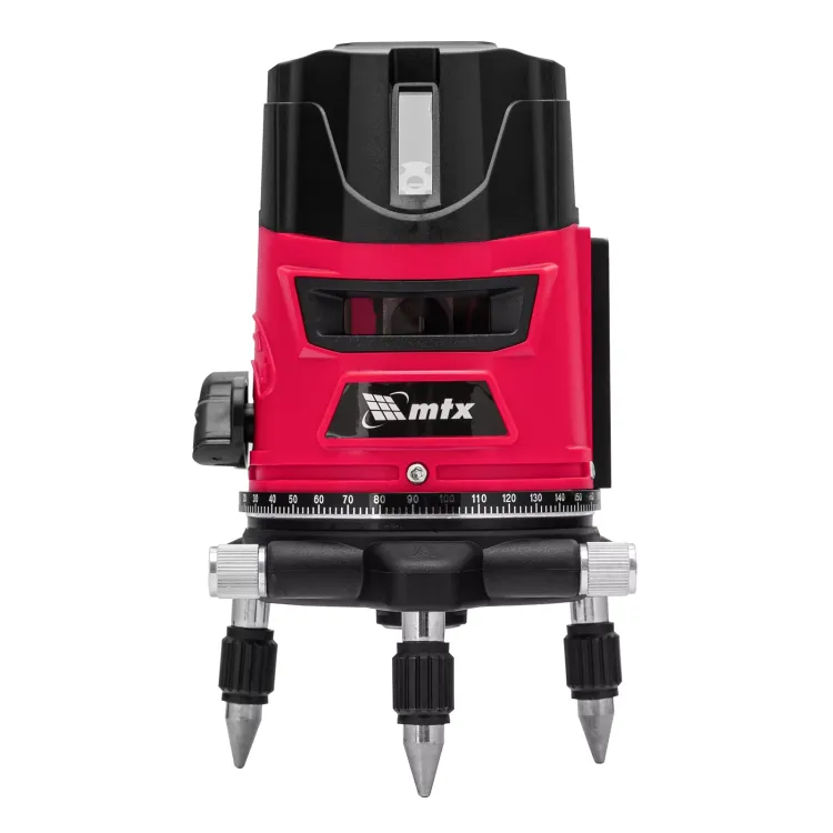 Лазерный уровень MTX CRL-30R, 30 м, красный луч, батарейки, резьба 5/8" 35034 купить в Ханты-Мансийске