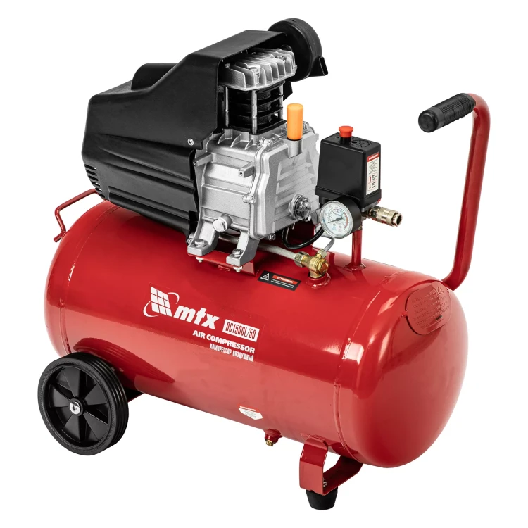 Компрессор воздушный MTX DC1500L/50, 1,5 кВт, 50 л, 210 л/мин 58018 купить в Ханты-Мансийске