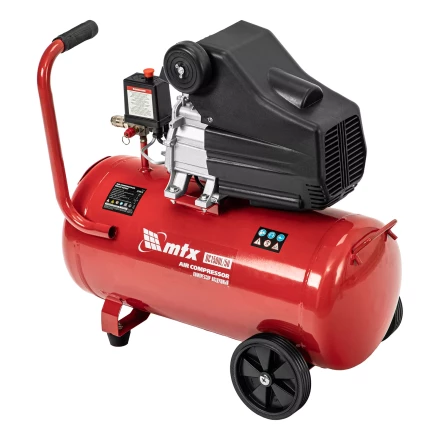 Компрессор воздушный MTX DC1500L/50, 1,5 кВт, 50 л, 210 л/мин 58018 купить в Ханты-Мансийске