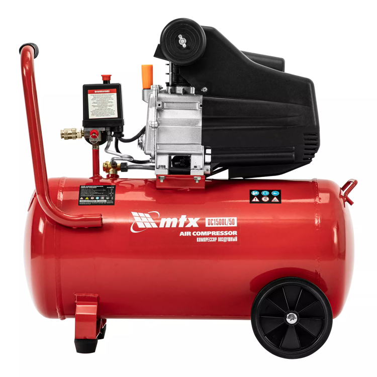 Компрессор воздушный MTX DC1500L/50, 1,5 кВт, 50 л, 210 л/мин 58018 купить в Ханты-Мансийске