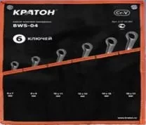 Набор ключей накидных BWS-06 6 предметов Кратон 2 27 02 006