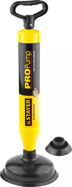 Вантуз STAYER "Professional" вакуумный PROPump, с двумя адаптерами 51925 купить в Ханты-Мансийске