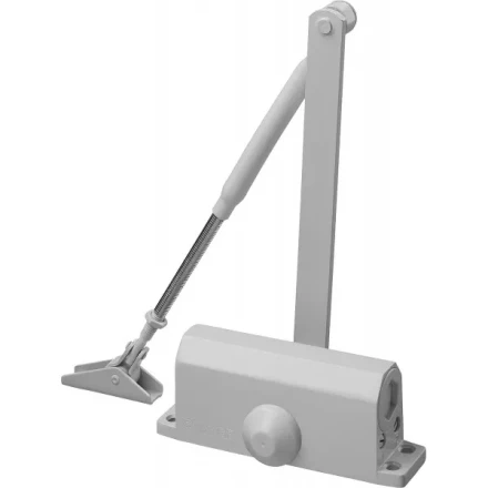 Доводчик дверной STAYER, для дверей массой до 40 кг, цвет белый 37916-50 купить в Ханты-Мансийске