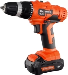 Дрель-шуруповерт аккумуляторная PATRIOT BR 180Li в кейсе