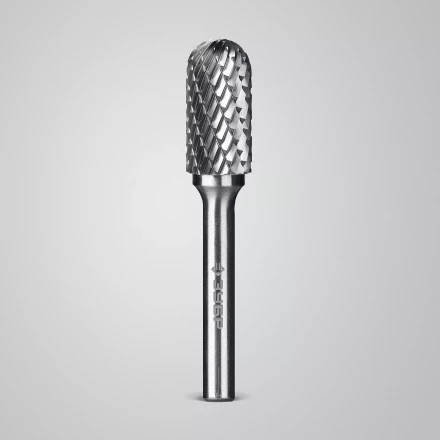 Зубр Твердосплавная борфреза C - цилиндр со сферическим концом, 12 х 25 мм (28802-12-25) купить в Ханты-Мансийске