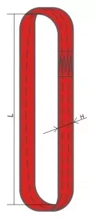 Строп текстильный кольцевой СТК 2 т L=6 м SF6 50 мм купить в Ханты-Мансийске