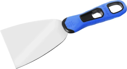 Шпатель ЗУБР &quot;ПРОФЕССИОНАЛ&quot; профилированное нержавеющее полотно, 2к ручка, 80мм 10049-08_z03 купить в Ханты-Мансийске