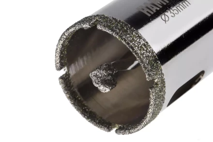 Коронка алмазная HAMMER Ф35мм HEX (DHS 35.0*65/5) купить в Ханты-Мансийске