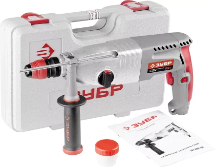 Перфоратор ЗУБР, SDS-plus, БЗП,  в компл., металл корпус редуктора, 800Вт, кейс ЗП-800ЭК купить в Ханты-Мансийске