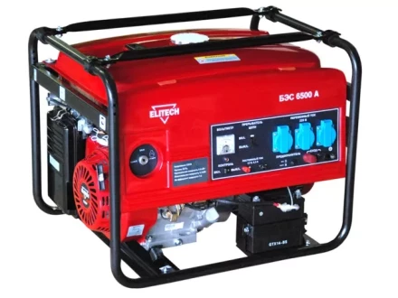 Бензогенератор Elitech БЭС 6500 А +Аккумулятор купить в Ханты-Мансийске