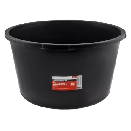 Таз круглый строительный усиленный, 90 л Matrix 81469 купить в Ханты-Мансийске