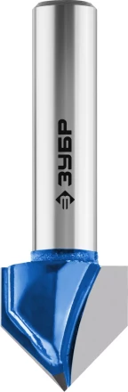 ЗУБР 12.7 x 13 мм, угол 90° мм, фреза пазовая галтельная V-образная, Профессионал (28752-12.7) купить в Ханты-Мансийске