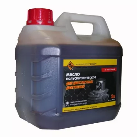 Масло для 2х тактных двигателей полусинтетическое ЭНКОР 3 литра 40513 купить в Ханты-Мансийске