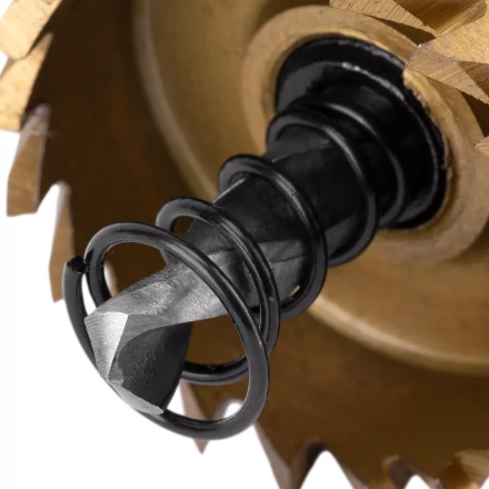 Коронка по металлу HSS, 35 мм, нитридтитановое покрытие Denzel 724110 купить в Ханты-Мансийске