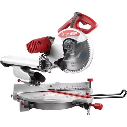 Пила торцовочная ЗУБР, плавный пуск, ременной привод, 305 мм, 4200 об/мин, 1800 Вт ЗПТ-305-1800-ЛР купить в Ханты-Мансийске