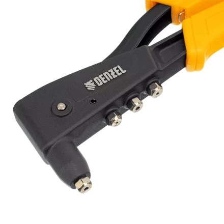Заклепочник ручной, 255 мм Denzel, литой, усиленный, заклепки 2,4-3,2-4,0-4,8 мм 40441 купить в Ханты-Мансийске