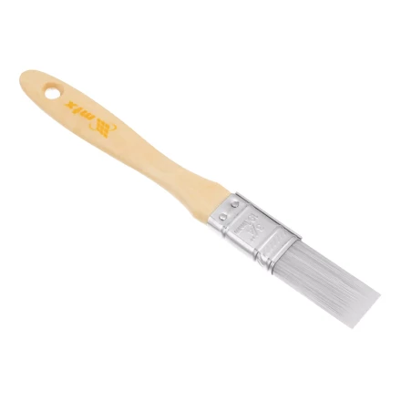 Кисть плоская для лаков &quot;Евро&quot; 3/4&quot;, искусственная щетина, деревянная ручка MTX 83084 купить в Ханты-Мансийске