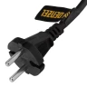 Шнур сетевой Denzel Energy Series, ПВС, 3 м, 2 x 1 мм, с неразборной вилкой, черный, 3 м, 37665 купить в Ханты-Мансийске