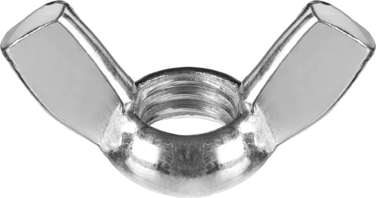 Гайка ЗУБР барашковая, DIN 315, оцинкованная,  M6, ТФ6, 5 шт. 4-303736-06 купить в Ханты-Мансийске