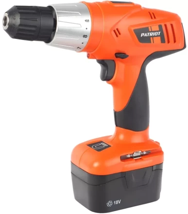 Дрель-шуруповерт аккумуляторная PATRIOT BR 186 в кейсе купить в Ханты-Мансийске