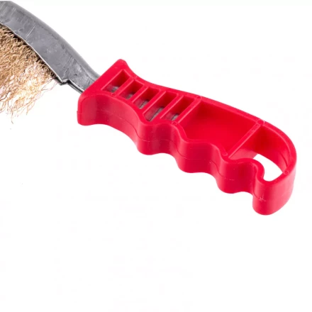 Щетка металлическая изогнутая пластиковая ручка Matrix 74839 купить в Ханты-Мансийске