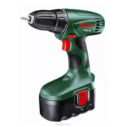 Дрель-шуруповерт аккумуляторная BOSCH PSR 18 (0.603.955.320) купить в Ханты-Мансийске