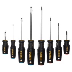 Набор отверток Denzel 12213, 8 пр., CrV, трехкомпонентная рукоятка