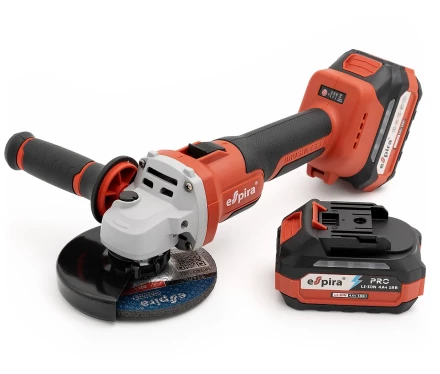 Аккумуляторная угловая шлифмашина ESPIRA CAGI-125-01, 410751 купить в Ханты-Мансийске