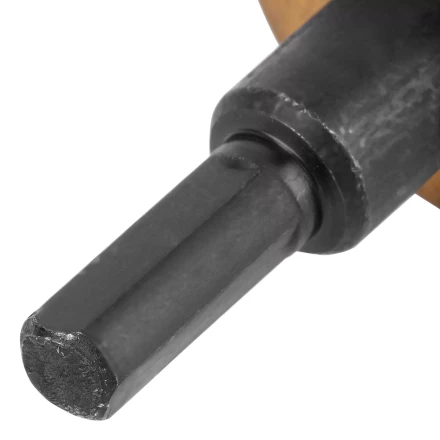 Коронка по металлу HSS, 38 мм, нитридтитановое покрытие Denzel 724111 купить в Ханты-Мансийске