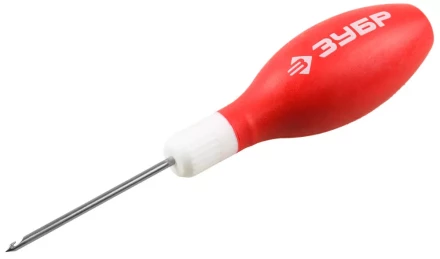 Шило ЗУБР "МАСТЕР" сапожное, эргономичная обрезиненная рукоятка, длина 60мм, d 3мм 09570-3 купить в Ханты-Мансийске