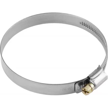 Хомуты ЗУБР &quot;ЭКСПЕРТ&quot;, нерж. сталь, накатная лента 12 мм, 60-80 мм, 50 шт 37822-60-80-50 купить в Ханты-Мансийске