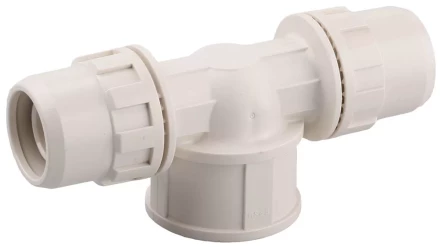 Кран ЗУБР &quot;ШиреФит&quot; запорный в сборе &quot;штуцер с гайкой - кран запорный - штуцер с гайкой&quot;, 26мм 51570-26 купить в Ханты-Мансийске