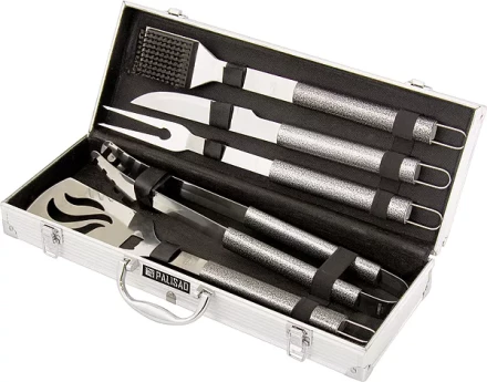 Набор приборов для барбекю 5 шт в алюминевом кейсе PALISAD Camping 69579 купить в Ханты-Мансийске