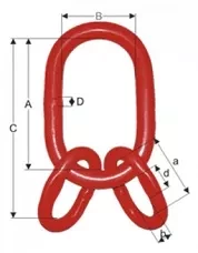 Строп цепной четырехветвевой 4СЦ 4.25 т L=5.5 м 8 кл купить в Ханты-Мансийске
