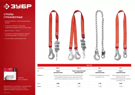 Строп ленточный двухплечный с амортизатором серия Без серии купить в Ханты-Мансийске