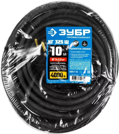 Профессиональные удлинители-шнуры КГ 325 Ш силовые серия ПРОФЕССИОНАЛ купить в Ханты-Мансийске