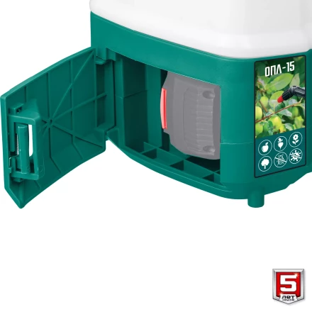 ЗУБР 15 л, аккумуляторный опрыскиватель (ОПЛ-15) купить в Ханты-Мансийске