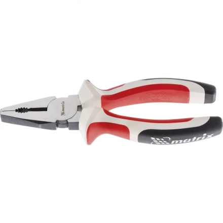 Плоскогубцы White Nickel 160 мм никелированные трехкомпонентные рукоятки MATRIX 17073 купить в Ханты-Мансийске