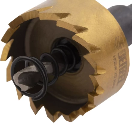 Коронка по металлу HSS, 29 мм, нитридтитановое покрытие Denzel 724107 купить в Ханты-Мансийске