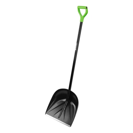 Лопата для уборки снега пластиковая Palisad, 400х417х1390 мм, алюминиевый черенок, 61395 купить в Ханты-Мансийске