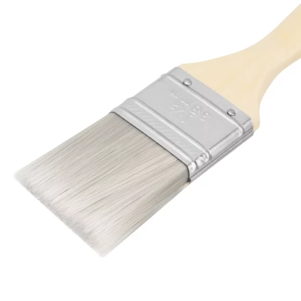 Кисть плоская для лаков &quot;Евро&quot; 1.5&quot;, искусственная щетина, деревянная ручка MTX 83086 купить в Ханты-Мансийске