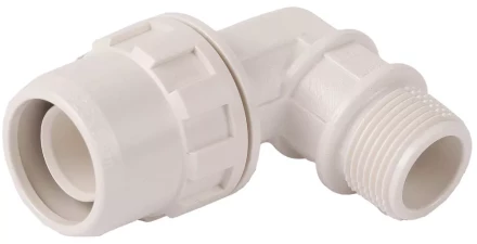 Муфта ЗУБР &quot;ШиреФит&quot; соединительная угловая 90°, &quot;штуцер с гайкой - внешняя резьба&quot;, 20мм-1/2&quot; 51465-20-1/2 купить в Ханты-Мансийске