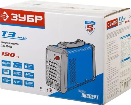 Сварочный инвертор ММА ЗАС-Т3-190 серия ПРОФЕССИОНАЛ купить в Ханты-Мансийске