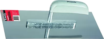 Гладилка из нержавеющей стали 600 х 130 мм деревянная ручка  MATRIX 86735 купить в Ханты-Мансийске