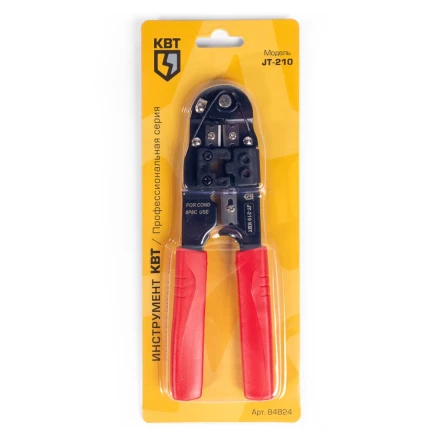 Кримпер многофункциональный КВТ JT-210 со встроенным модулем для обжима RJ-45 (84824) купить в Ханты-Мансийске