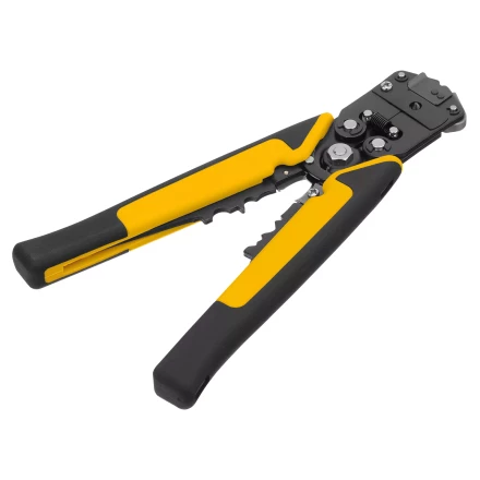 Щипцы для зачистки электропроводов 0,2-6 мм2, функция обрезания проводов Denzel 17742 купить в Ханты-Мансийске