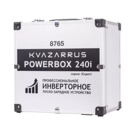 Инверторное пуско-зарядное устройство KVAZARRUS PowerBox 240i таймер и алюминиевый кейс купить в Ханты-Мансийске