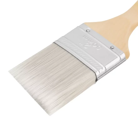 Кисть плоская для лаков &quot;Евро&quot; 2&quot;, искусственная щетина, деревянная ручка Matrix 83087 купить в Ханты-Мансийске