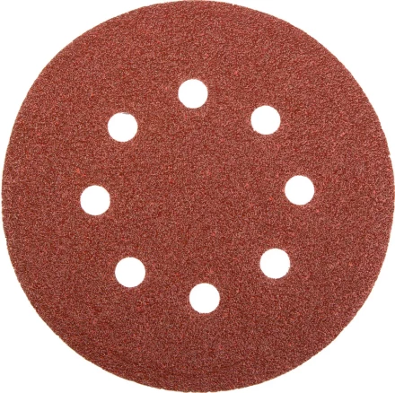 Круг шлифовальный универсальный STAYER &quot;MASTER&quot; из абразивной бумаги на велкро основе, 8 отверстий, Р60, 115мм, 5шт 35450-115-060 купить в Ханты-Мансийске