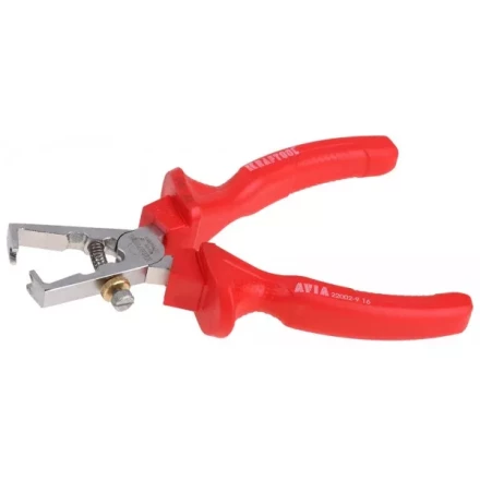Клещи &quot;AVIA&quot; для снятия изоляции, диэлектрические 1000В, маслобензостойкая рукоятка, 160мм, KRAFTOOL 22002-9-16 22002-9-16 купить в Ханты-Мансийске